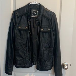 Faux leather jacket